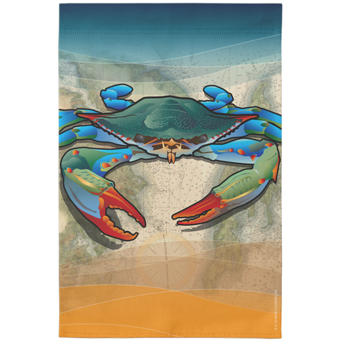 Coastal_Blue_Crab_Garden_Flag_by_Joe_Bar_Main_Mockup.png