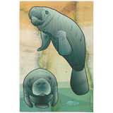 Coastal_Manatee_of_Florida_Garden_Flag_b_Main_Mockup.png