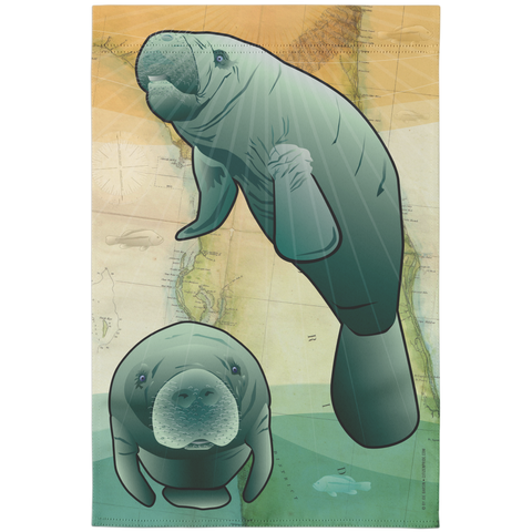 Coastal_Manatee_of_Florida_Garden_Flag_b_Main_Mockup.png