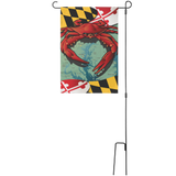 Maryland_Red_Crab_Garden_Flag_by_Joe_Bar_Main_Stand_Mockup.png