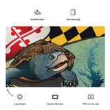 Maryland Terrapin, Large Flag, 56 x 34.5" with 2 grommets