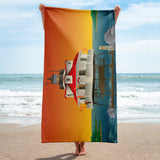 Thomas Point Shoal Lighthouse Towel by Joe Barsin, 30x60"