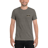 Here's Jimmy!, "Jimmy Don't Need No Cullstick" in tan, Short sleeve t-shirt