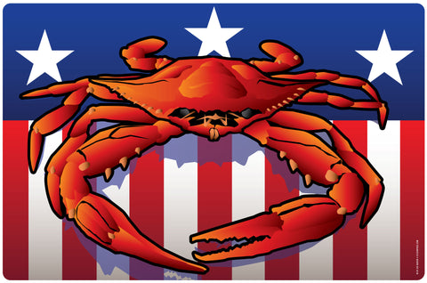 USA Steamed Crab, Doormat, 26x18"