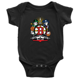 Boston Sports Fan Crest - Baby Onesie