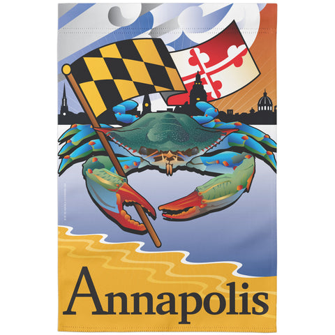 Annapolis Blue Crab, Garden Flag