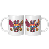 Arizona Fan Crest, 11oz Accent Mug