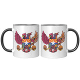 Arizona Fan Crest, 11oz Accent Mug