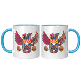 Arizona Fan Crest, 11oz Accent Mug