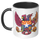 Arizona Fan Crest, 11oz Accent Mug
