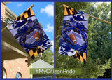 Fan photo of our Baltimore Ravens Sports Crab flag