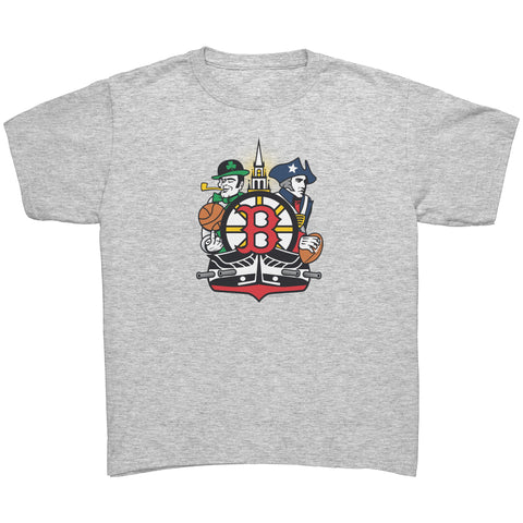 Boston Fan Crest, Youth Shirt