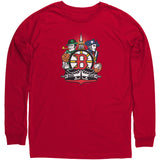 Boston Sports Fan Crest - Unisex Long Sleeve Shirt