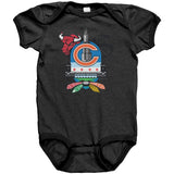 Chicago Fan Crest II - Baby Onesie