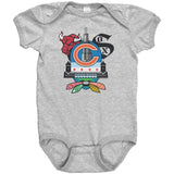 Chicago Fan Crest II - Baby Onesie