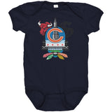 Chicago Fan Crest II - Baby Onesie