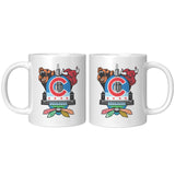 Chicago Sports Fan Crest, 11oz Accent Mug
