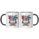 Chicago Sports Fan Crest II, 11oz Accent Mug