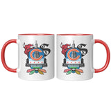 Chicago Sports Fan Crest II, 11oz Accent Mug