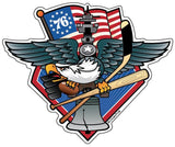 Fly, Philly, Fly! Sports Fan Crest, Large Decal