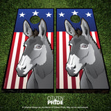USA Donkey Cornhole Boards & Vinyl Skin Wraps, 24x48"