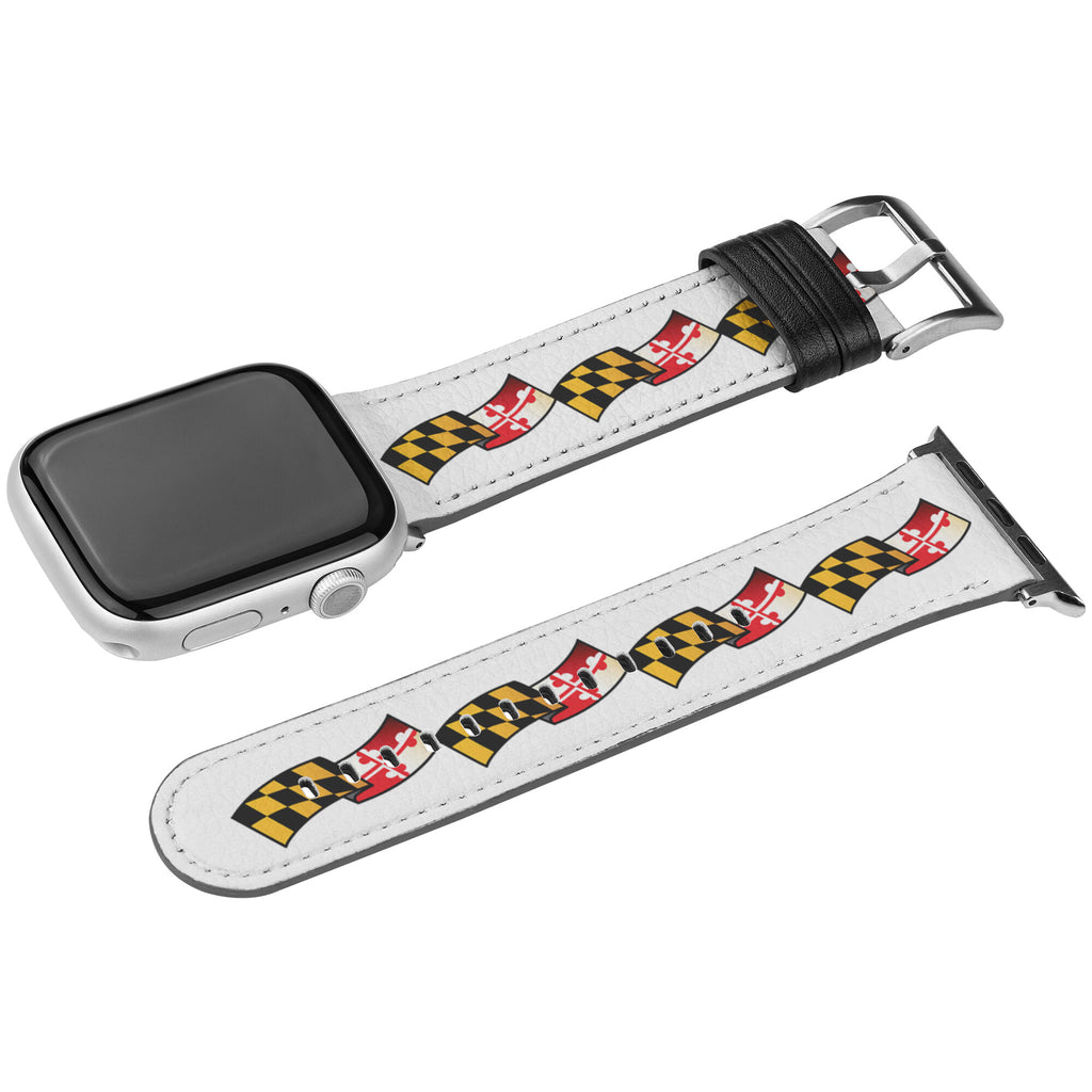 New Maryland Flag Dazzle Apple Watch Band