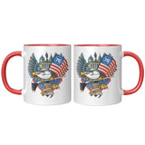 Philadelphia Fan Crest, 11oz Accent Mug