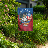 Philadelphia Fan Crest, Garden Flag, 12.5x18