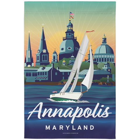 Schooner Woodwind: Annapolis, Garden Flag