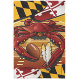 Washington Crab Garden Flag by Joe Barsin, 12.5x18