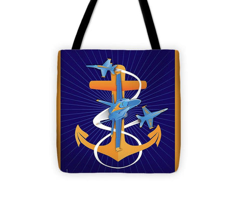 Anchors Aweigh Fouled Anchor - Tote Bag