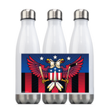 Washington Double Eagle Sports Crest, Steel Slim Neck Bottle 18oz