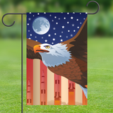The Eagle Has Landed Garden Flag by Joe Barsin, 12x18
