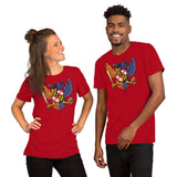 Birdland Baltimore Raven & Oriole Maryland Crest - Short-Sleeve Unisex T-Shirt