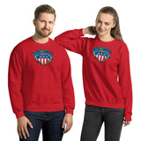 Blue Crab USA Crest, Unisex Sweatshirt