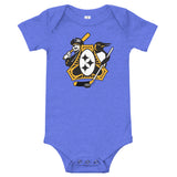 Pittsburgh - Three Rivers Roar Sports Fan Crest - Baby Onesie