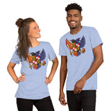 Birdland Baltimore Raven & Oriole Maryland Crest - Short-Sleeve Unisex T-Shirt