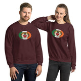 Irish Claddagh Oval Magnet, Unisex Sweatshirt
