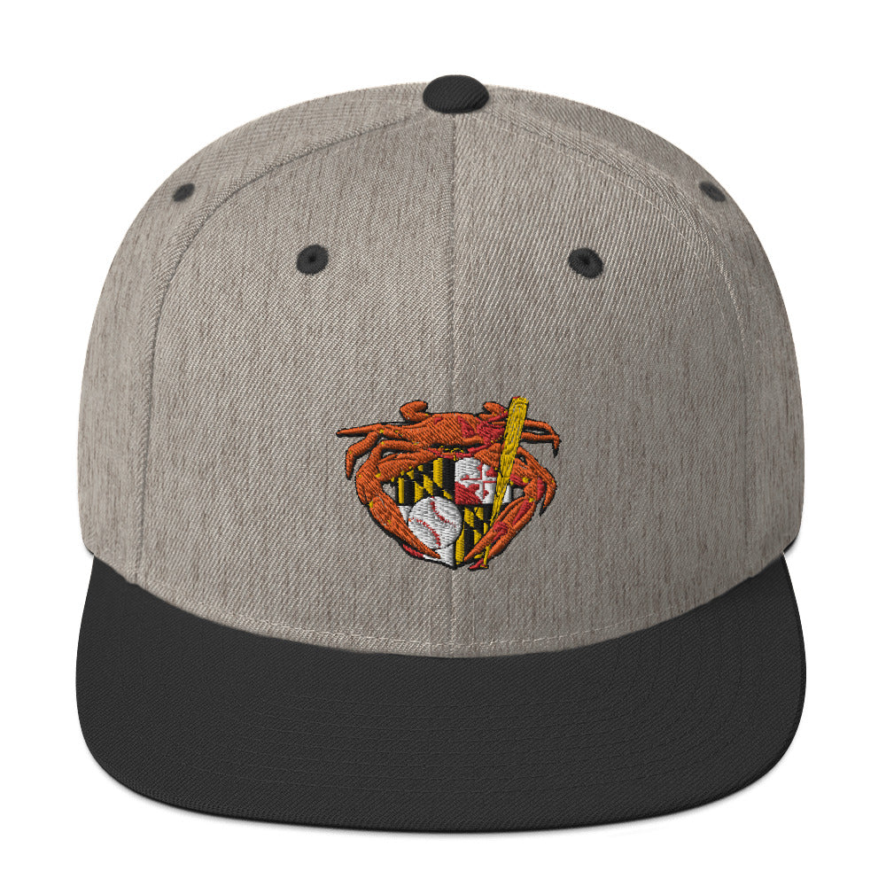 Baltimore Orioles Maryland State Flag Crest Snapback Baseball Promo Hat Cap  SGA