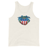 Blue Crab USA Crest, Unisex Tank Top