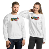 Blue Crab Maryland Banner, Unisex Sweatshirt
