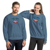 Blue Crab USA Crest, Unisex Sweatshirt