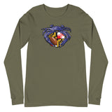 Raven Crab Football Maryland Crest, Unisex Long Sleeve Tee