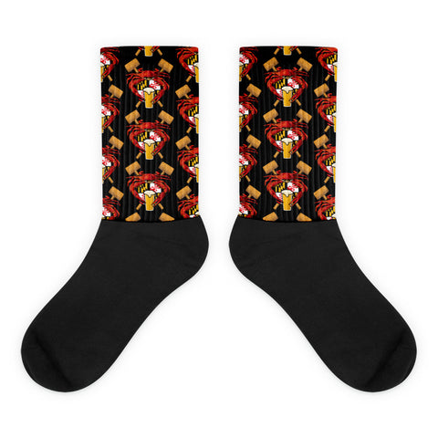 Maryland Crab Feast Crest - Socks