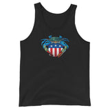 Blue Crab USA Crest, Unisex Tank Top