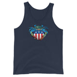 Blue Crab USA Crest, Unisex Tank Top