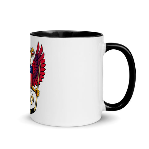 Washington DC - Double Eagle Sports Fan Crest - Mug with Color Inside