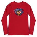 Raven Crab Football Maryland Crest, Unisex Long Sleeve Tee