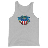 Blue Crab USA Crest, Unisex Tank Top