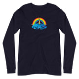 Unicorn Crab w/ Rainbow, Unisex Long Sleeve Tee